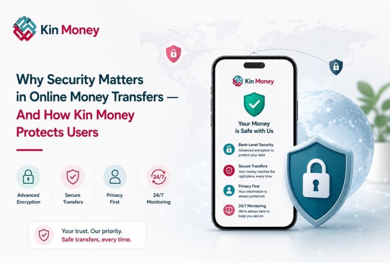 Why Security Matters in Online Money Transfers — And How Kin Money Protects Users